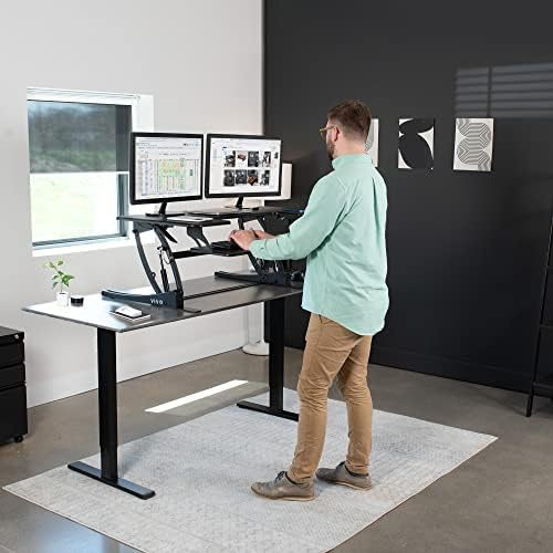 VIVO Black 42 in Standing Desk Converter, DESK-V000VL - Image 4