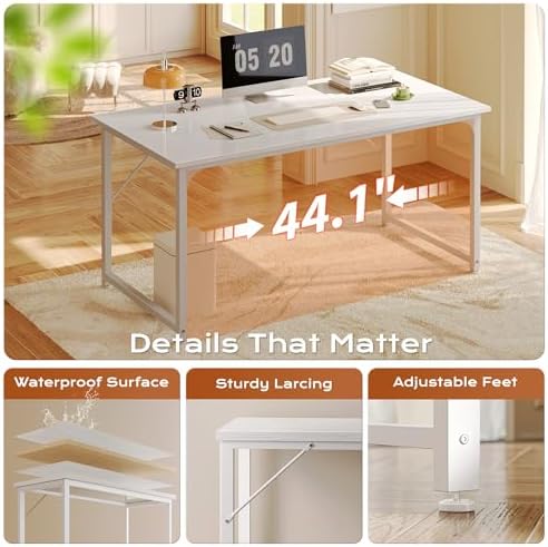PRAISUN 47 X 24 Inch Computer Desk with Deeper Desktop - Image 7