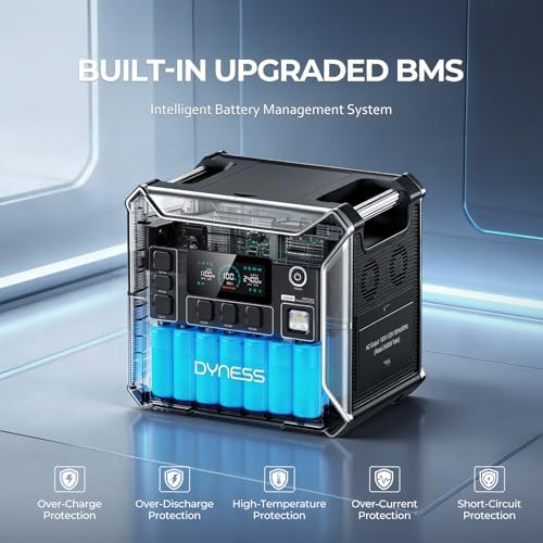 DYNESS Portable Power Station, 2048Wh, 2400W Output, LiFePO4 Battery - Image 3