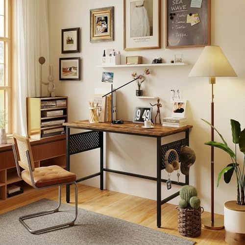 Hadulcet Folding Desk 40" Foldable Desk with Removable Pegboards - Image 2