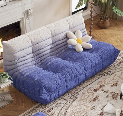 3 Seater Adults Bean Bag Chairs Togo Couch Comfy Lazy Floor Sofa - Image 3