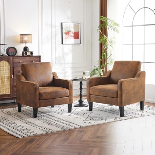 VINGLI Accent Chairs Set of 2, Modern Traditional Armchair for Living Room by VINGLI