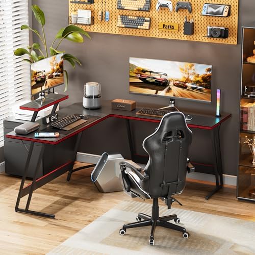 Homall L Shaped Gaming Desk Computer Corner Desk PC Gaming Desk Table - Image 4