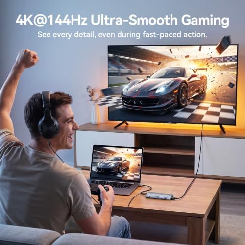 Laptop Docking Station 3 Monitor 4K, 14-in-1 USB C Docking Station - Image 6