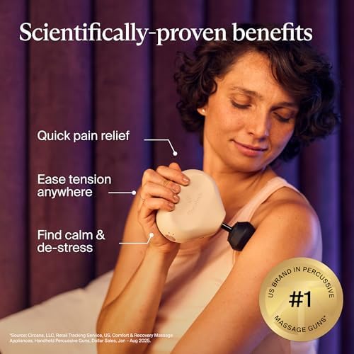 TheraGun Therabody Mini 3rd Gen Massage Gun | Travel Essential, Oat - Image 2