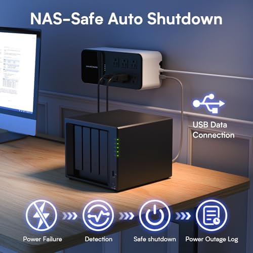 GOLDENMATE 600VA/360W Lithium UPS Battery Backup and Surge Protector - Image 3