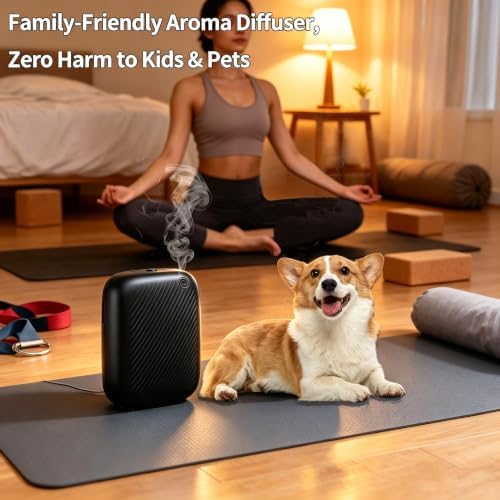 Smart Waterless Essential Oil Diffuser, 400ML Diffuser with 100ML Fragrance Scent Oils for Scent Air Machine with 12A1V Power Adapter for Large Room and Commercial Use, Cover Up to 2000 Sq.Ft - Image 5