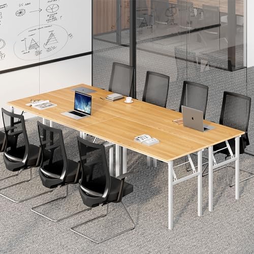 Need Office Computer Desk 60 Inch Sturdy Folding Laptop Table Teak - Image 4