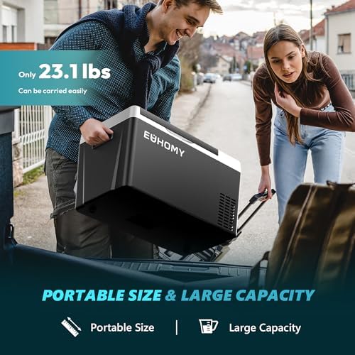 EUHOMY 23QT 12 Volt Refrigerator, -4℉~68℉ Electric Cooler for Car - Image 5