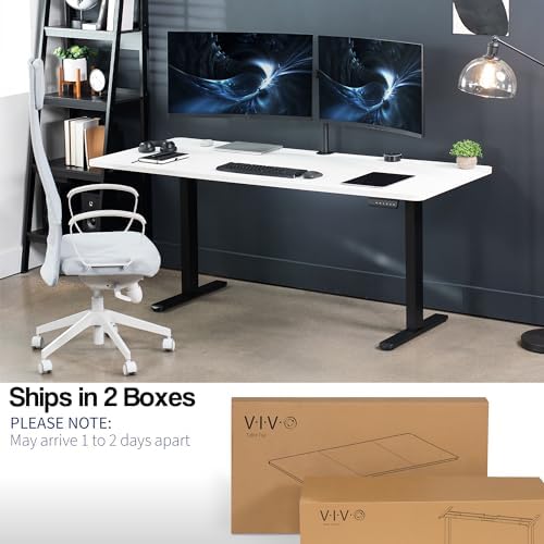 VIVO White 71 x 30 in Standing Desk, DESK-KIT-E2B7W - Image 5