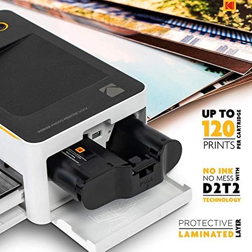 Kodak Dock & Wi-Fi Portable 4x6” Instant Photo Printer, Premium Quality Full Color Prints - Compatible w/iOS & Android Devices - Image 2