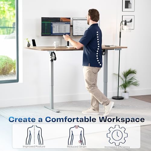 VIVO Reclaimed Wood 71 x 36 in Standing Desk, DESK-KIT-1G7P-36 - Image 4