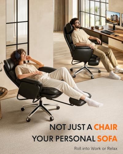 FLEXISPOT Multi-Task Ergonomic Office Chair Lounge Chair Indoor, Black, HC4 - Image 6