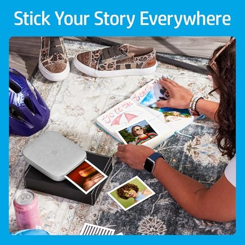HP Sprocket 3x4 Instant Photo Printer – Wirelessly Print 3.5x4.25” Photos on Zink Paper from iOS & Android Devices - Image 6