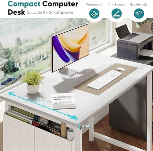 OLIXIS Small Computer Desk, 31 Inch Gaming Desks for Home Office - Image 4