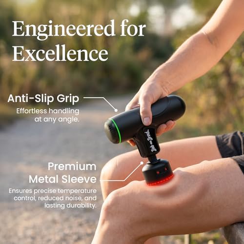 BOB AND BRAD Q2 Ultra Max Mini Massage Gun, Deep Tissue Back Handheld Massager with Infrared Heat Therapy, 5-11mm Amplitude, FSA Approved Portable Percussion Muscle Massager Gun Fathers Day HSA - Image 6