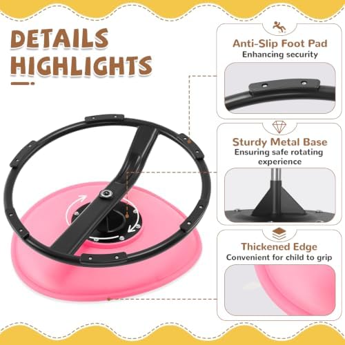 Zhenx Spinning Chair for Autistic Kids (Ages 3-18), Autism Sensory Toy Gift - Image 4