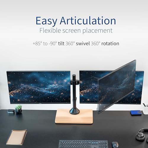 VIVO Dual Monitor Desk Stand for 13 to 32 inch Screens, STAND-V002FD-B - Image 5