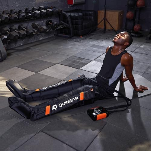 QUINEAR Professional Leg Recovery System, Cordless Air Compression Boots with Sequential Compression, Leg and Foot Massager, Fast Recovery Therapy for Athletes, FSA-HSA Eligible (Small) - Image 2