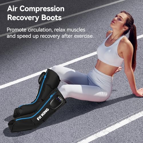 FIT KING Cordless Foot and Calf Massage Boots, Recovery System - Image 2