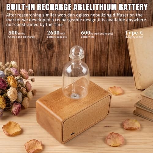 Waterless Essential Oil Diffuser Cordless Aroma Diffuser - Image 6