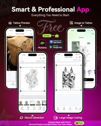 Phomemo M08F Tattoo Stencil Printer, Bluetooth, Wireless, Thermal, Portable - Image 5