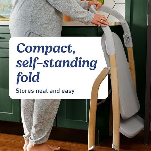 Graco EveryStep 6 in 1 High Chair, Babies and Toddlers Portable Slim High Chair with 6 Growing Stages from Infant to Toddler Seating, Convenient for Dining Time, Featured Design in Misty - Image 6