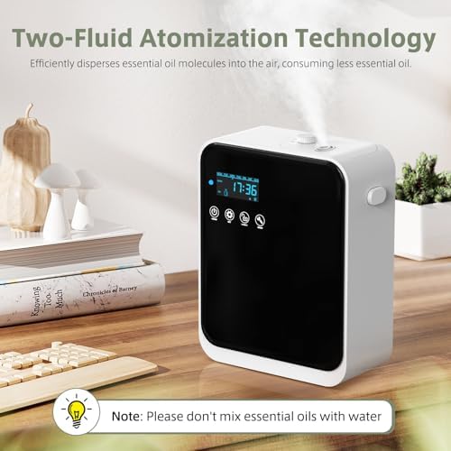 Waterless Essential Oil Diffuser for Home and Commercial Use, Up to 1500 sq.ft. 240ml Aromatherapy Scent Diffuser for Large Rooms, Smart Scent Air Machine Premium Humidifier Aroma Diffuser - Image 2
