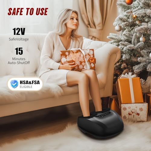 Shiatsu Foot Massager Machine with Heat and Deep Kneading - Image 7