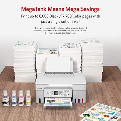Canon MegaTank G3270 All-in-One Wireless Inkjet Printer. for Home Use, Print, Scan and Copy,White - Image 4