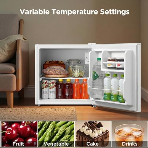Midea 1.7 Cu.ft Mini Fridge, Energy Star Certified, Low Noise for Bedroom - Image 3