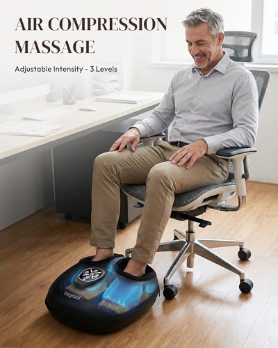 Heycool Shiatsu Foot Massager with Heat and Compression for Pain Relief - Image 6