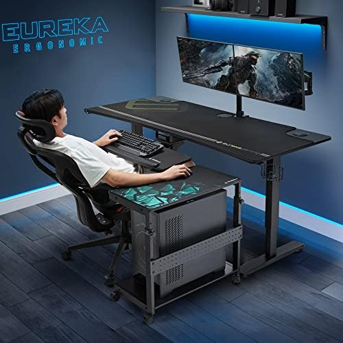 EUREKA ERGONOMIC PC Stand Height Adjustable Black - Image 2