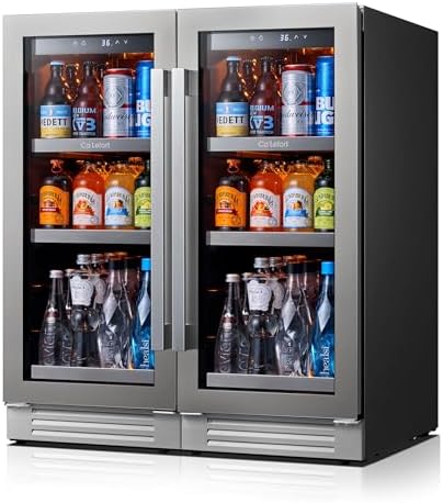Ca'Lefort 30'' Beverage Refrigerator, 200 Can Beverage Fridge Under Counter by CaLefort