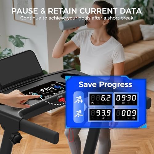 Treadmills for Home 3.0HP Foldable Treadmill with 12% Incline Small - Image 4