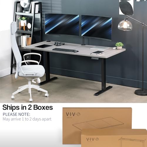VIVO Dark Gray 71 x 30 in Standing Desk, DESK-KIT-E2B7G - Image 5