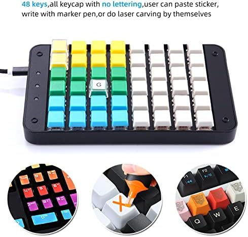 Koolertron One Handed Macro Mechanical Keyboard 48-Key - Image 2