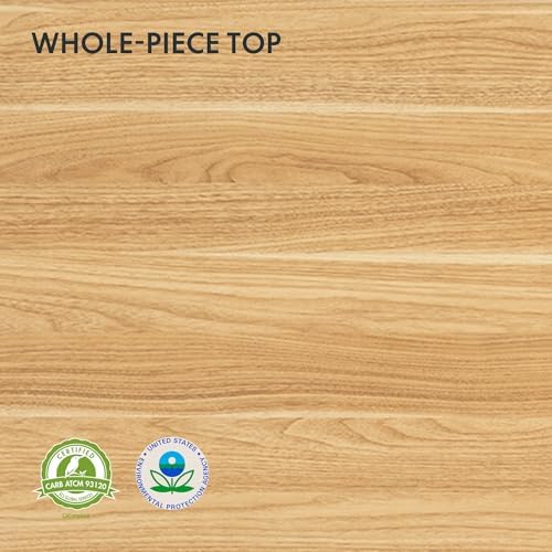 FLEXISPOT E6 3-Stage Dual Motor Electric Standing Desk 55 x 28 Sit Stand Up Desk, Holds 220 lbs, Adjustable Height w/Memory Presets, One-Piece Maple Desktop & White Frame, Ships in 2 Boxes - Image 5