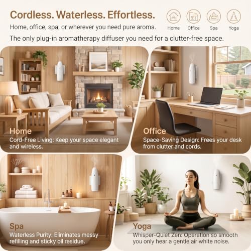 Smart Plug in Waterless Diffuser Cold Air Scent Machine for Essential Oil - Image 6