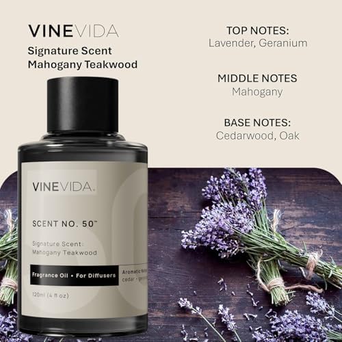 VINEVIDA Mahogany Teakwood Fragrance Oil for Cold Air Diffusers - Image 2