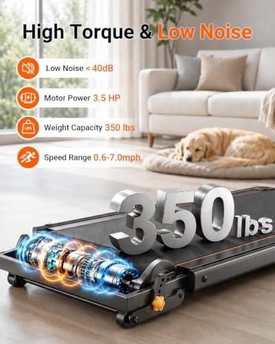 Walking Pad Treadmill with Incline 18%, Under Desk Treadmills for Home - Image 6