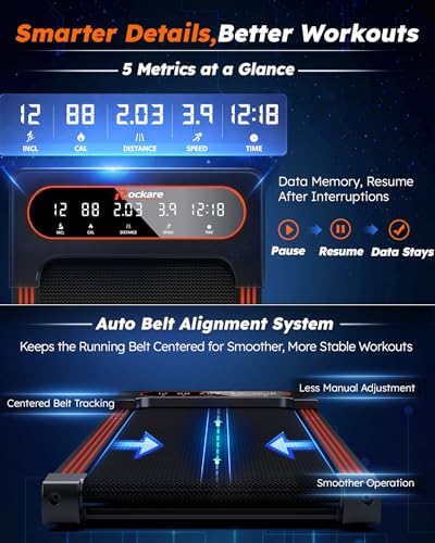 Walking Pad Treadmill with Auto Incline 12%-12Level, Quiet BLDC EvoDrive - Image 5