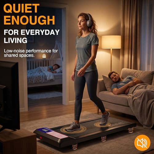 2.5HP Walking Mat with Incline pad,Under Desk Treadmill, Walking Running Pad with Remote,3 in 1 Low Noise Small Mini Portable Treadmill with Led Screen,Compact Treadmills for Home Office - Image 7