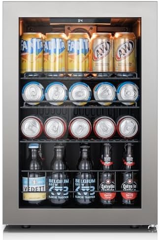 Ca'Lefort 85 Cans Mini Fridge, Beverage Refrigerator Cooler for Drink, Beer by CaLefort