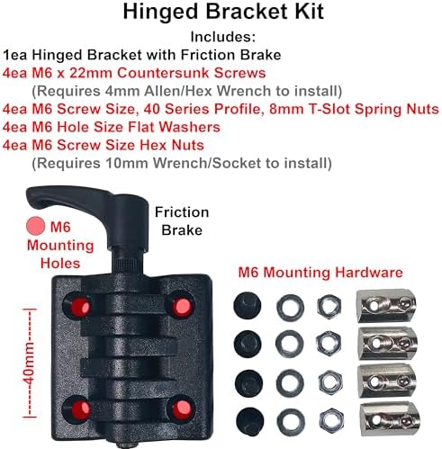 Universal Mounting Bracket & Hinged Bracket Kit, Fits The 15 Key Elgato Stream Deck MK.2. Perfect for Sim Racers, Flight Simulators, Streamers & Workstations. - Image 3
