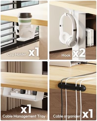 SANODESK 63''x32'' Large Electric Computer Height Adjustable Standing Desk - Image 6