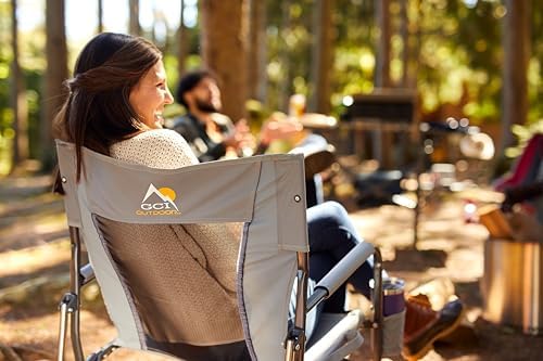 GCI Outdoor FirePit Rocker Low-Ride Outdoor Rocking Chair with Beverage Holder - Image 2