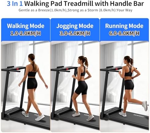 3 in 1 Under Desk Treadmill with Incline Walking Pad for Home & Office - Image 4