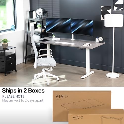 VIVO Dark Gray 71 x 30 in Standing Desk, DESK-KIT-E2W7G - Image 4