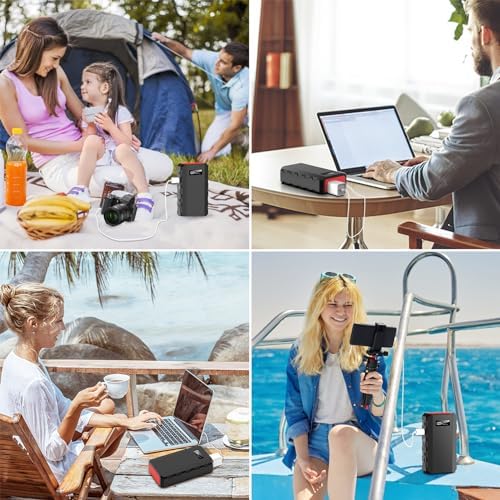 Portable Power Station with AC Outlet 120V, 24000mAh Laptop Charger Bank - Image 6